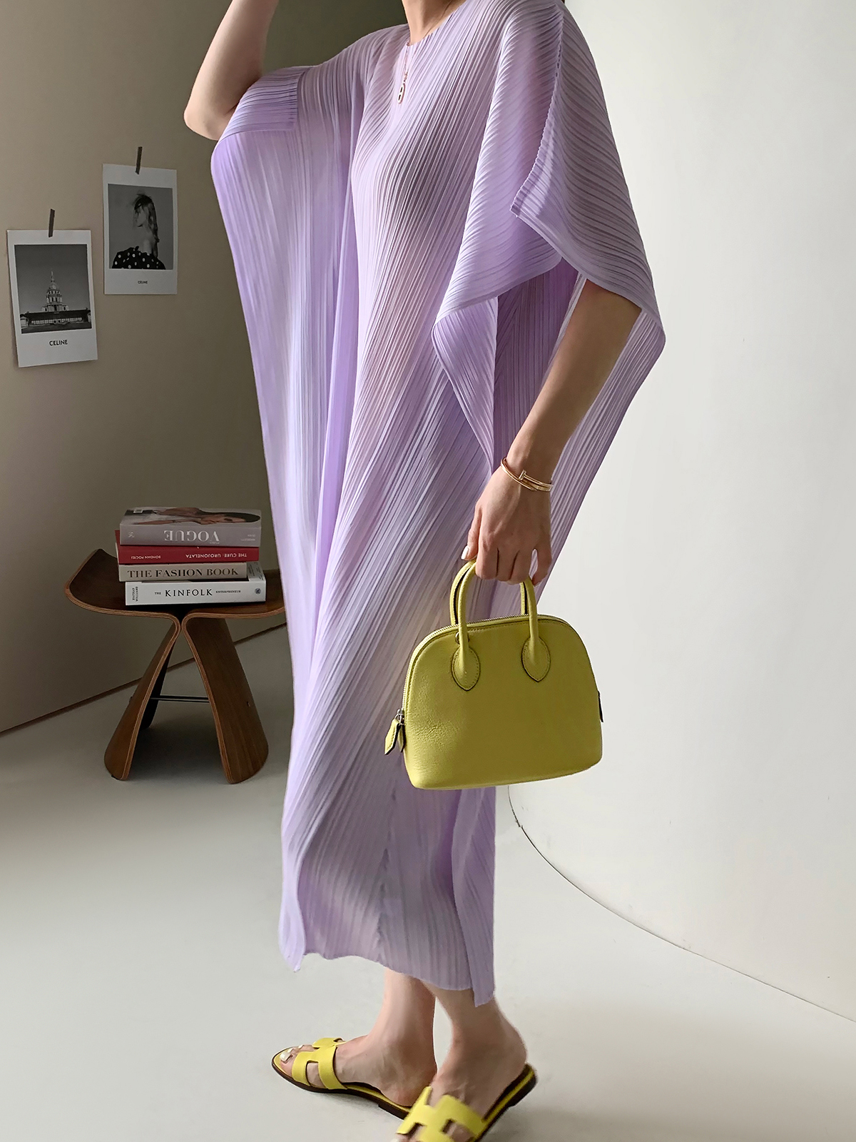 [Lux] This Nnbalanced Pleats Dress (New Color)